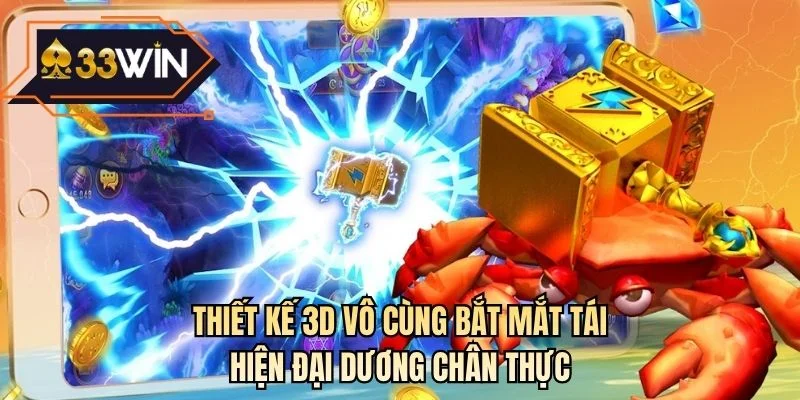 Thiết kế 3D vô cùng bắt mắt tái hiện đại dương chân thực